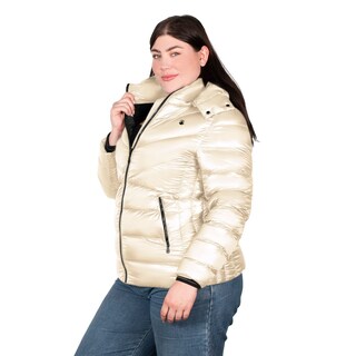 Foto 3 | Chamarra Greenlander Capitonada De Pluma Premium Para Mujer