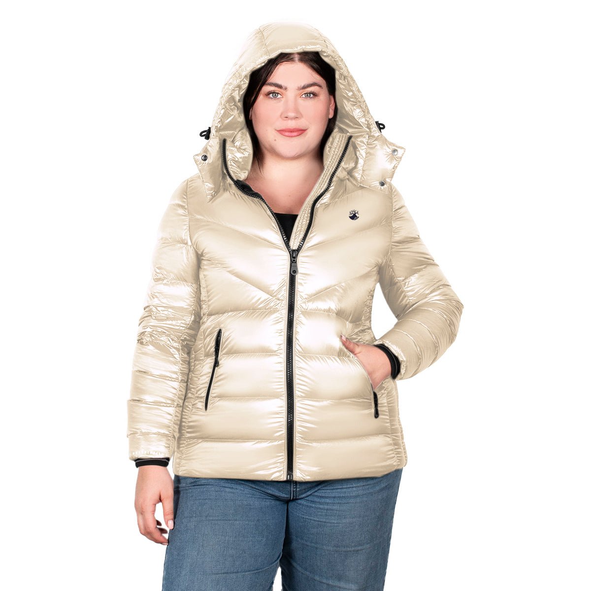 Foto 6 pulgar | Chamarra Greenlander Capitonada De Pluma Premium Para Mujer