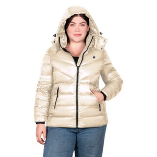 Foto 5 | Chamarra Greenlander Capitonada De Pluma Premium Para Mujer