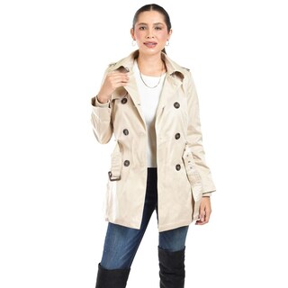Foto 5 | Gabardina De Doble Botonadura Roman Fashion /juvenil 6749 (arena) Beige