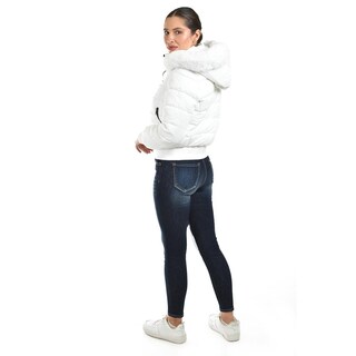 Foto 3 | Chamarra Con Capucha Desmontable Roman Fashion /juvenil 8026 (blanco) Blanco