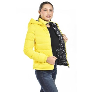 Foto 2 | Chamarra Doble Vista Con Capucha Roman Fashion /juvenil 7235 (amarillo) Amarillo