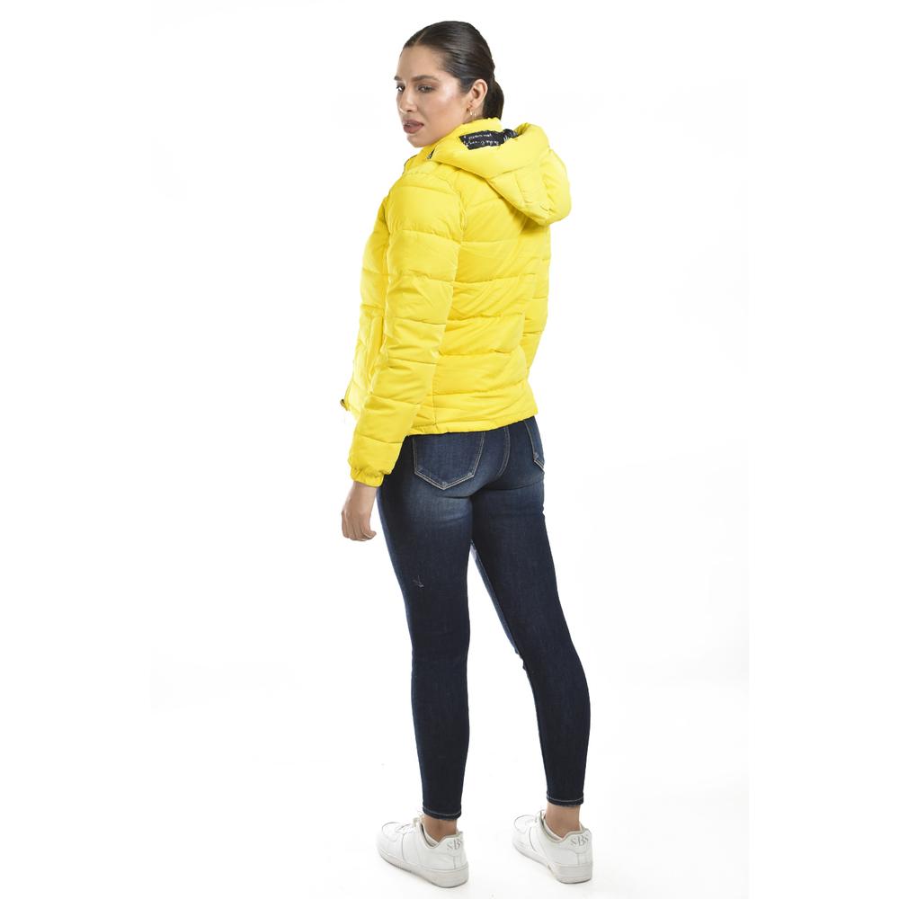 Foto 4 pulgar | Chamarra Doble Vista Con Capucha Roman Fashion /juvenil  7235 (amarillo) Amarillo