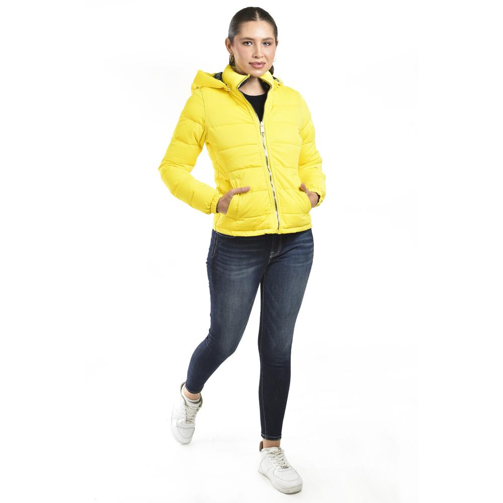 Foto 5 pulgar | Chamarra Doble Vista Con Capucha Roman Fashion /juvenil  7235 (amarillo) Amarillo