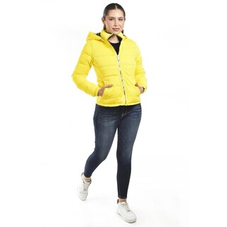 Foto 4 | Chamarra Doble Vista Con Capucha Roman Fashion /juvenil 7235 (amarillo) Amarillo