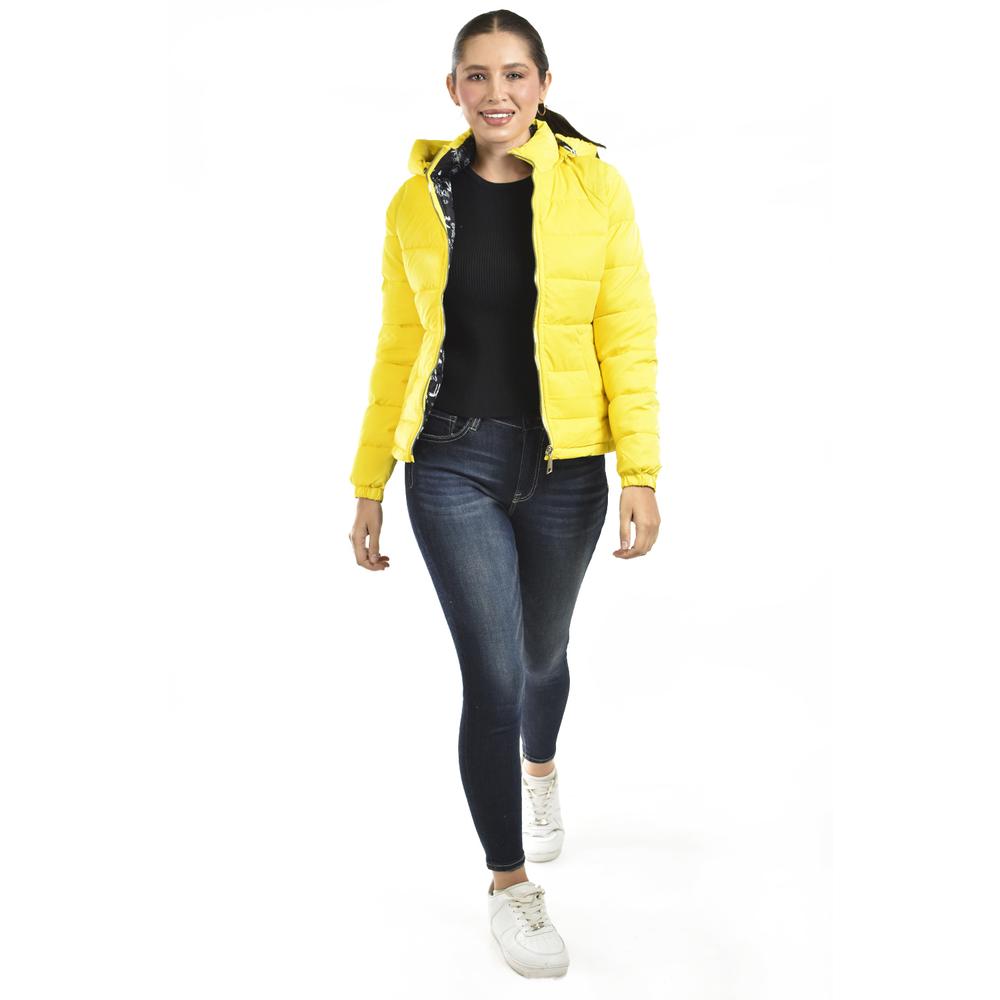 Foto 6 pulgar | Chamarra Doble Vista Con Capucha Roman Fashion /juvenil  7235 (amarillo) Amarillo