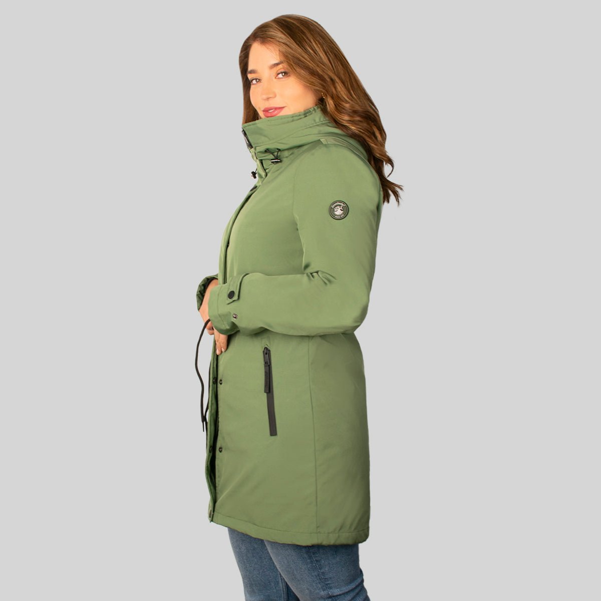 Foto 4 pulgar | Chamarra con Capucha Greenlander para Mujer