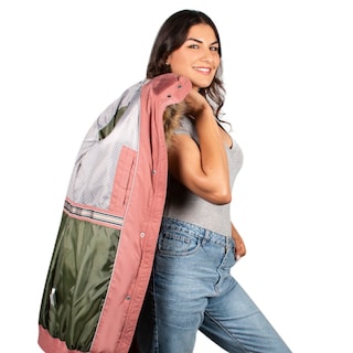 Foto 7 | Chamarra Greenlander Larga Con Capucha Desmontable Para Mujer