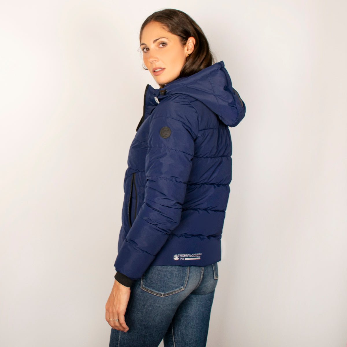 Foto 4 pulgar | Chamarra Greenlander Capitonada Con Gorro Para Mujer