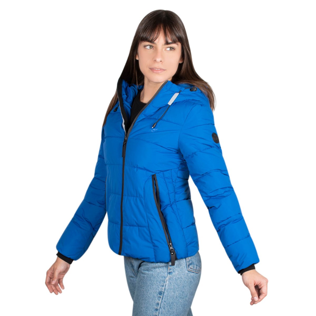 Foto 2 pulgar | Chamarra Greenlander Capitonada Con Gorro Para Mujer