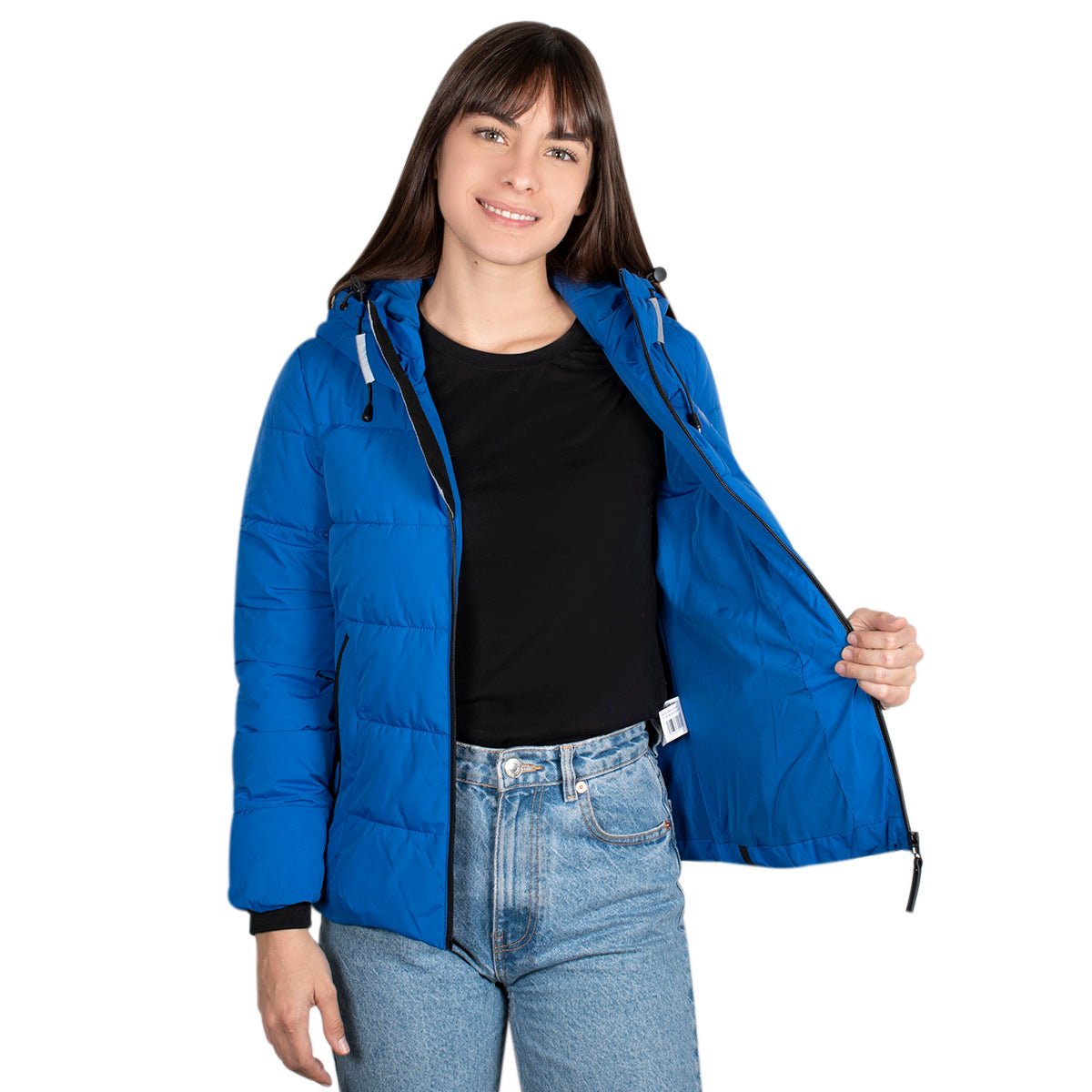 Foto 6 pulgar | Chamarra Greenlander Capitonada Con Gorro Para Mujer