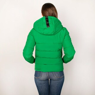 Foto 6 | Chamarra Greenlander Capitonada Con Gorro Para Mujer