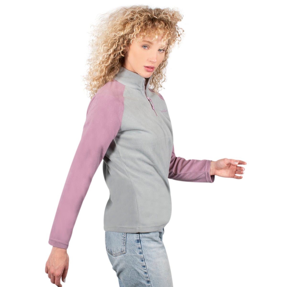 Foto 3 | Sudadera Greenlander Fleece Bicolor Para Mujer