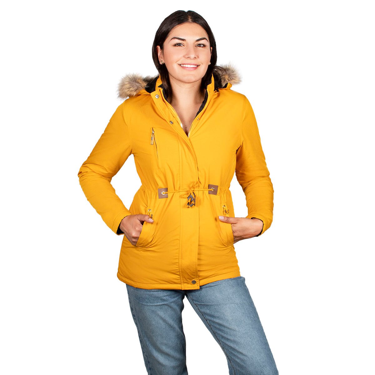 Foto 2 pulgar | Chamarra Greenlander Doble Vista Con Capucha Para Mujer