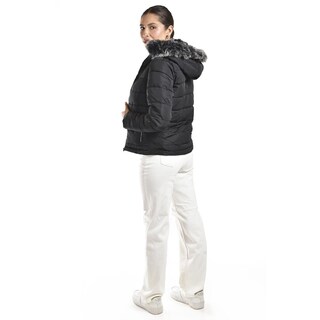Foto 3 | Chamarra Acolchada Con Capucha Roman Fashion /juvenil 7504 (negro) Negro