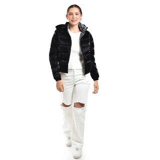 Foto 4 | Chamarra Acolchada Doble Vista Roman Fashion /juvenil 7580 (negro) Negro