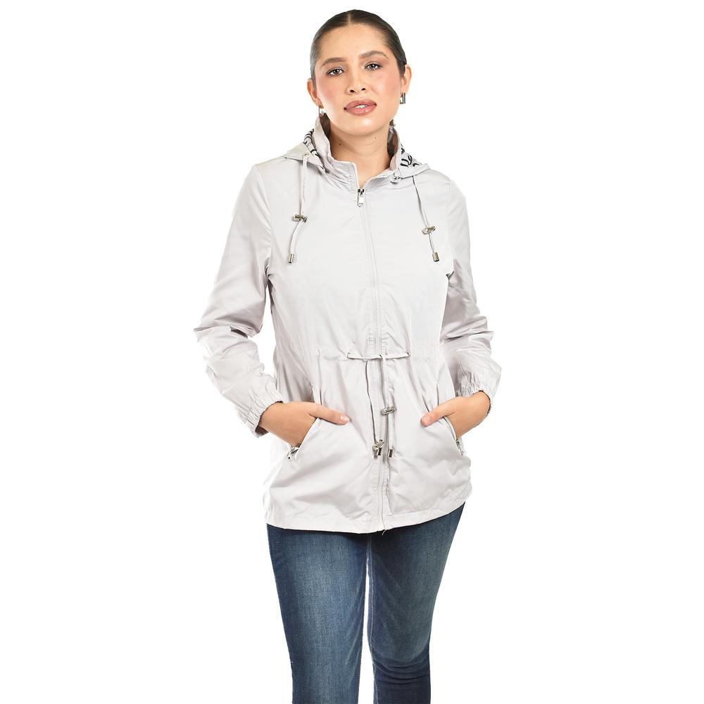 Foto 2 pulgar | Chamarra Ligera Con Capucha Desmontable Roman Fashion /tallas Extras  24609 (arena) Beige