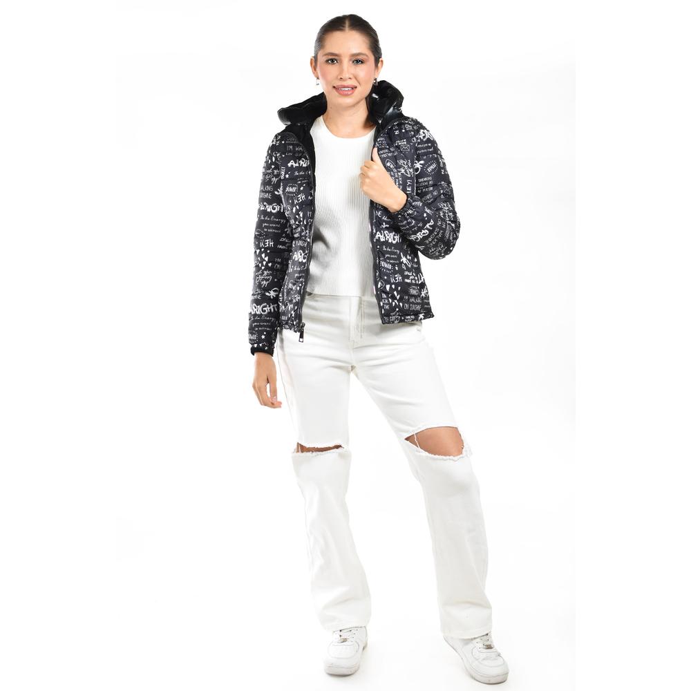 Foto 2 | Chamarra Doble Vista Con Capucha Roman Fashion /juvenil  7235 (negro) Negro