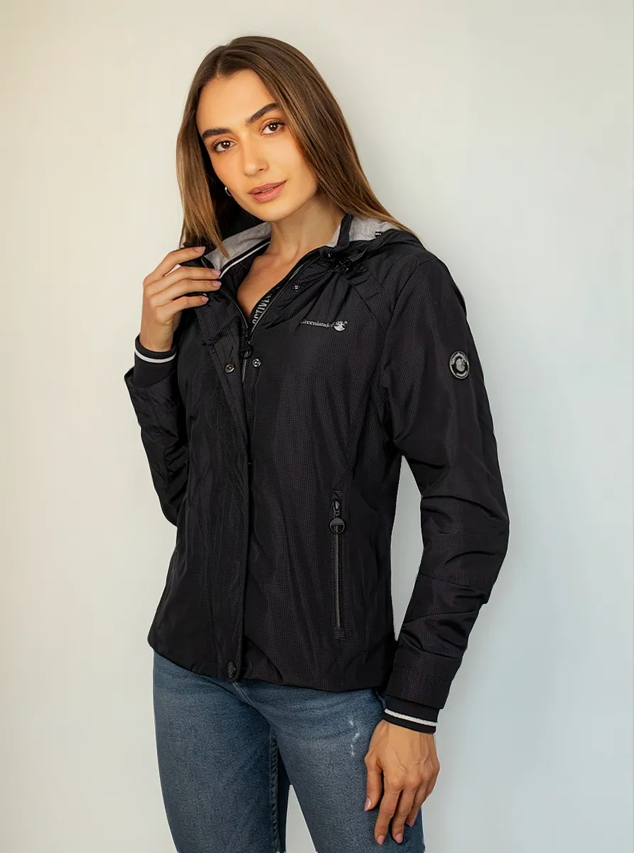 Foto 3 pulgar | Chamarra Greenlander Impermeable Para Mujer Con Capucha Desmontable
