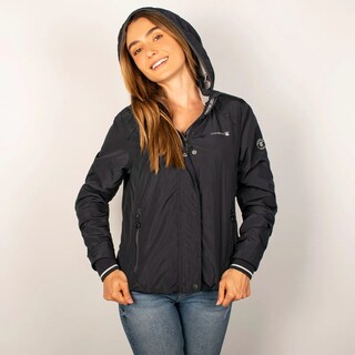 Foto 3 | Chamarra Greenlander Impermeable Para Mujer Con Capucha Desmontable