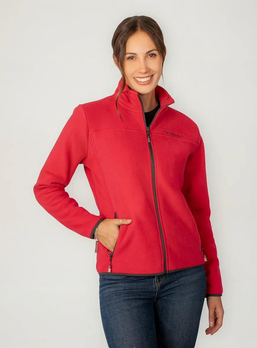 Foto 2 pulgar | Chamarra Greenlander Para Mujer Sudadera Fleece Con Gorro Polar