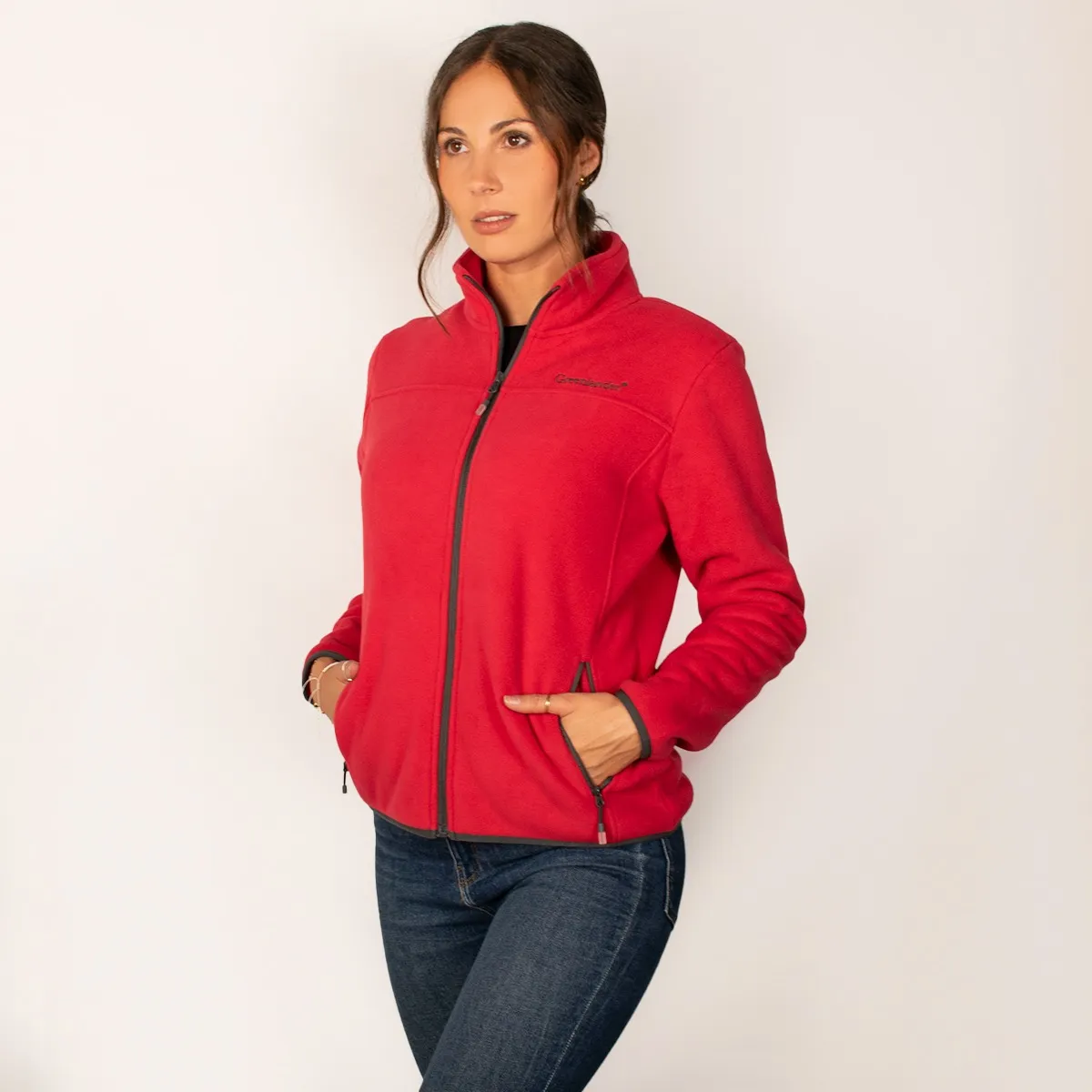 Foto 4 pulgar | Chamarra Greenlander Para Mujer Sudadera Fleece Con Gorro Polar