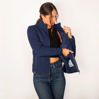 Foto 2 | Chamarra Greenlander Para Mujer Sudadera Fleece Con Gorro Polar