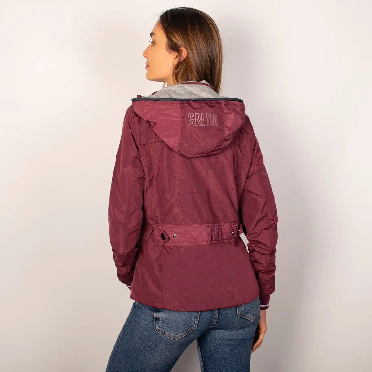 Foto 6 pulgar | Chamarra Greenlander Impermeable Para Mujer Con Capucha Desmontable