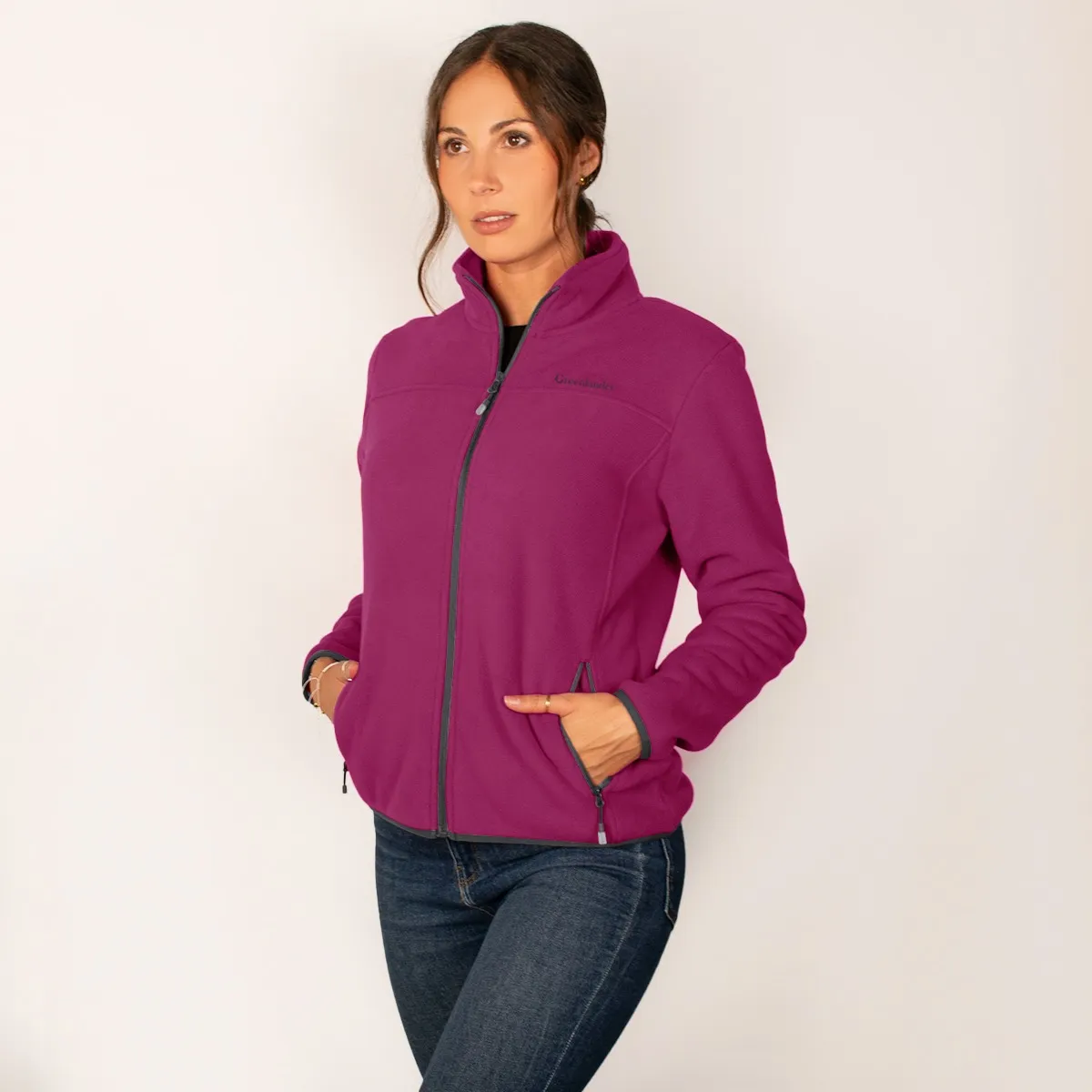 Foto 4 pulgar | Chamarra Greenlander Para Mujer Sudadera Fleece Con Gorro Polar