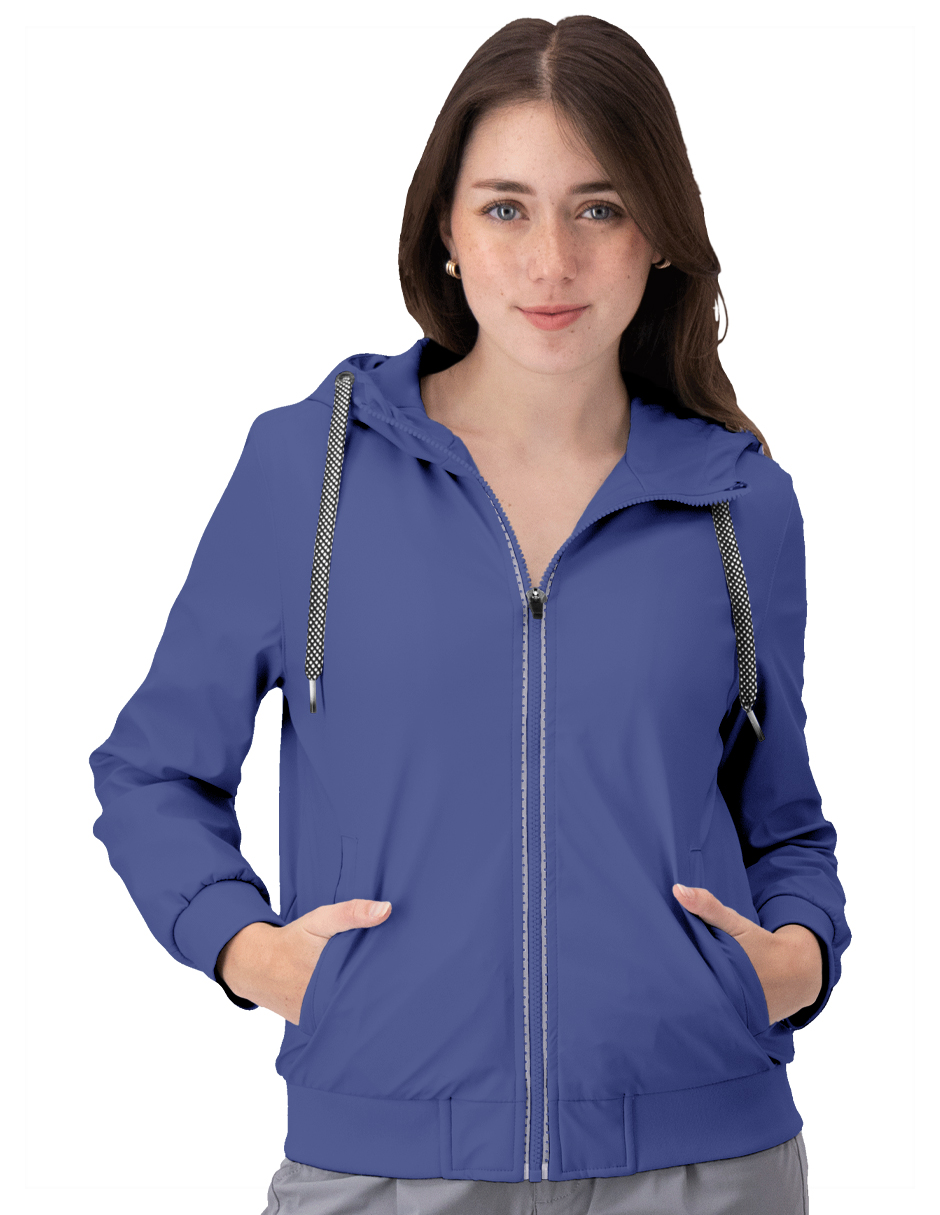 Foto 1 | Chamarra Boombre Mujer Premium Con Capucha Azul Roosevelt C371