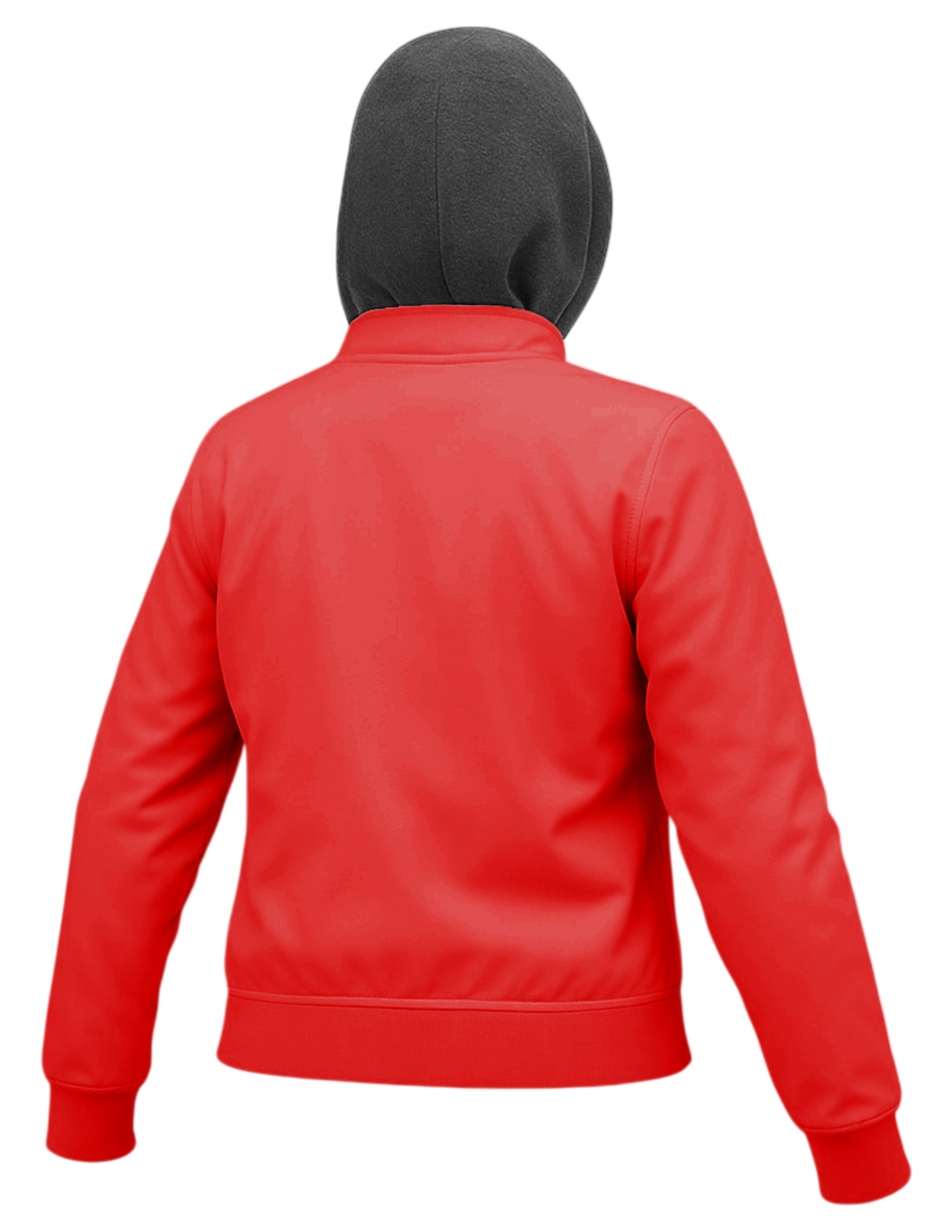 Foto 6 pulgar | Chamarra Boomber Mujer Cuello Redondo Con Gorro