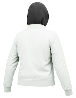 Foto 5 | Chamarra Boomber Mujer Cuello Redondo Con Gorro