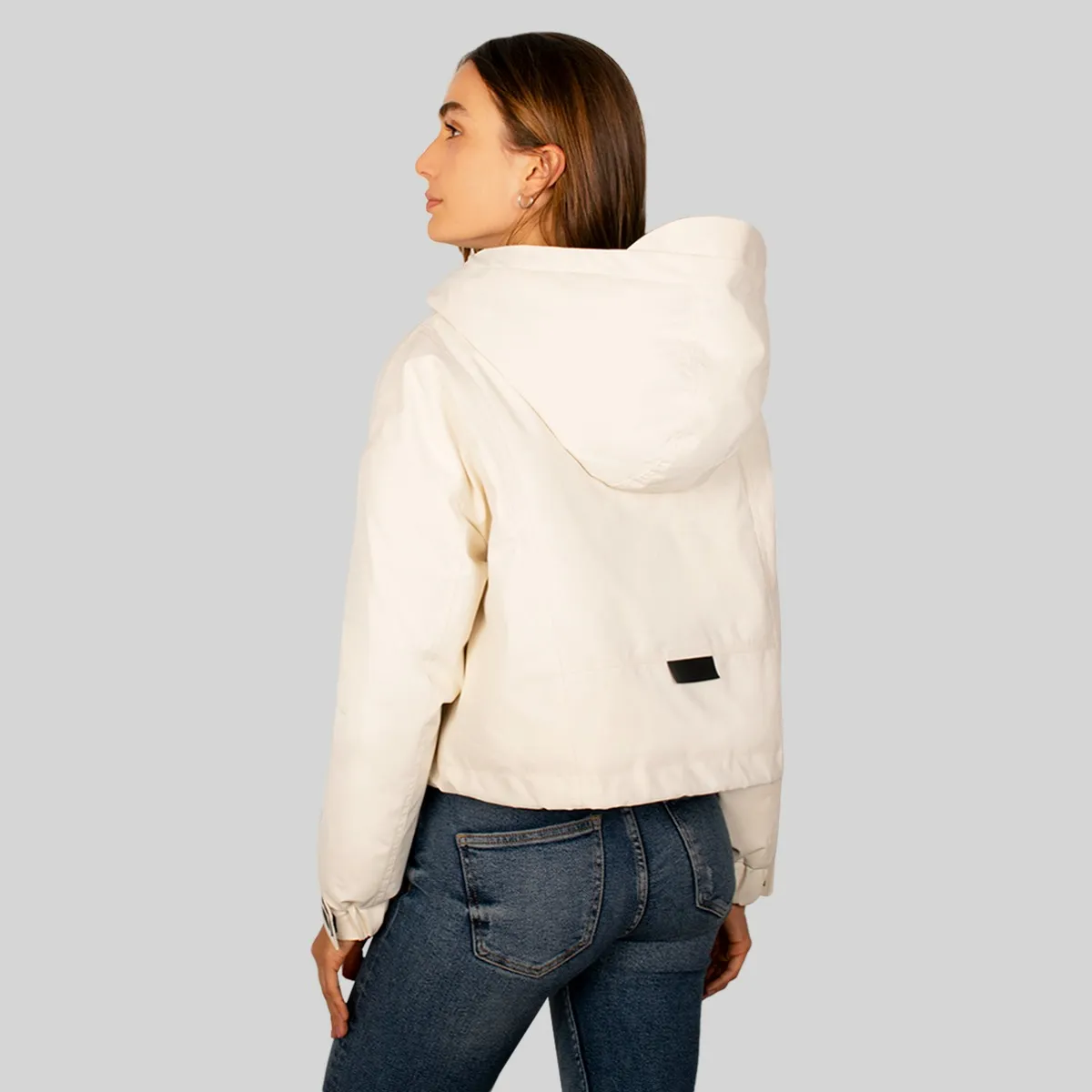 Foto 7 pulgar | Chamarra Greenlander Para Mujer Bomber Con Capucha Fija