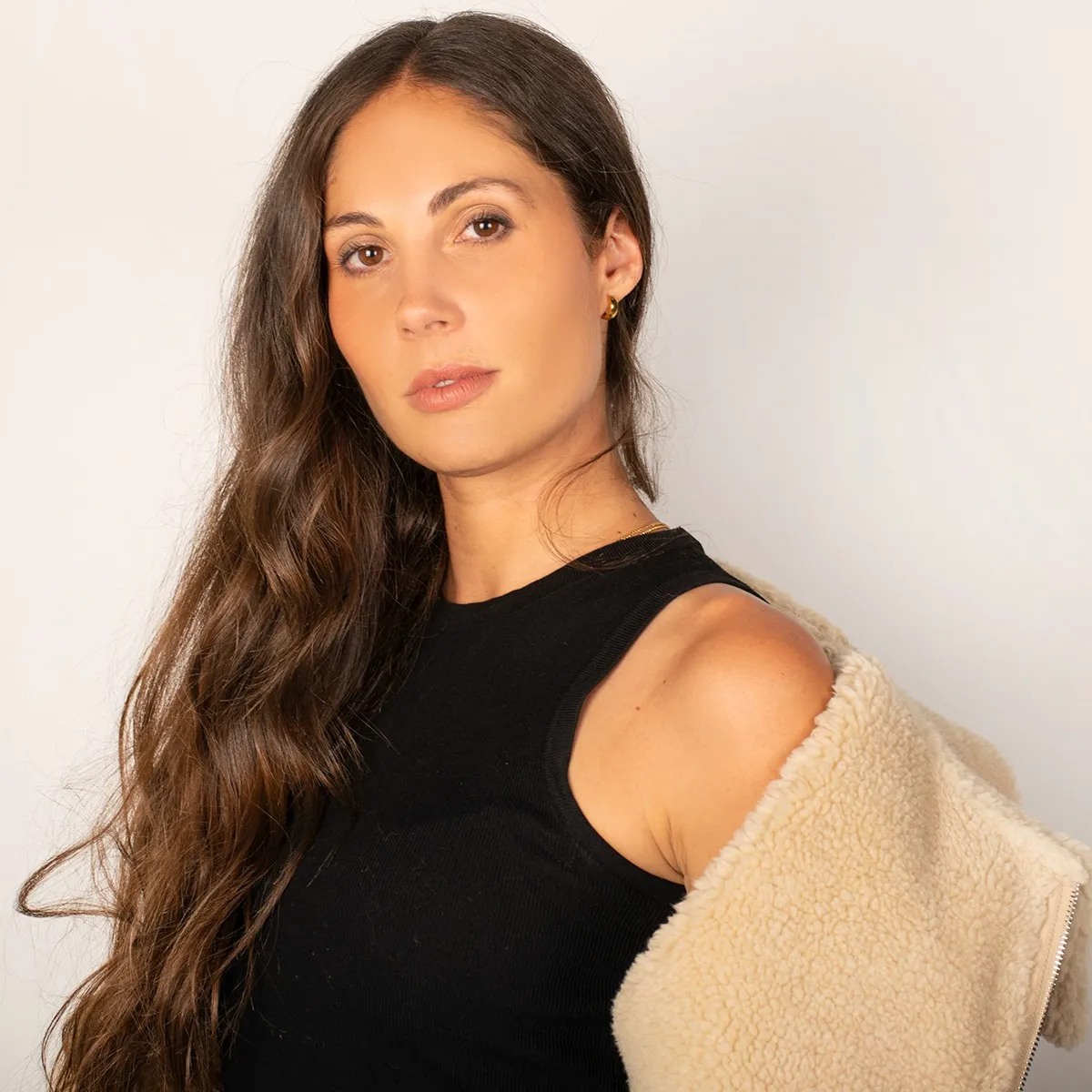 Foto 4 pulgar | Chamarra Greenlander De Mujer Gamuza Estilo Biker Con Forro Polar
