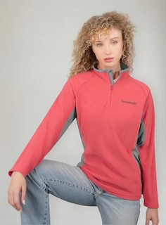 Foto 1 | Sudadera Mujer Greenlander Fleece Bicolor Ligero