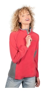 Foto 4 | Sudadera Mujer Greenlander Fleece Bicolor Ligero