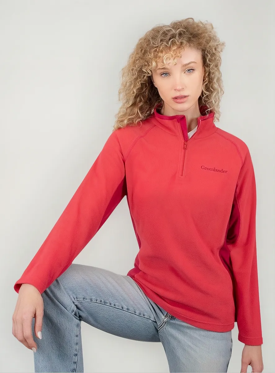 Foto 1 | Sudadera Mujer Greenlander Fleece Bicolor Ligero