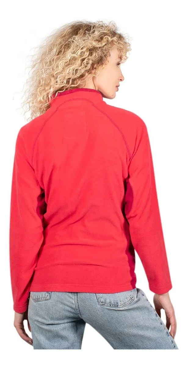 Foto 3 | Sudadera Mujer Greenlander Fleece Bicolor Ligero