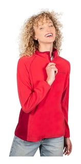 Foto 4 | Sudadera Mujer Greenlander Fleece Bicolor Ligero