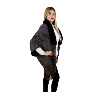 Foto 2 | Capa Poncho Tejida Vasarelli para Mujer