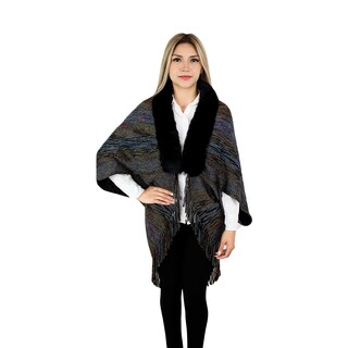 Foto 4 | Capa Poncho Tejida Vasarelli para Mujer