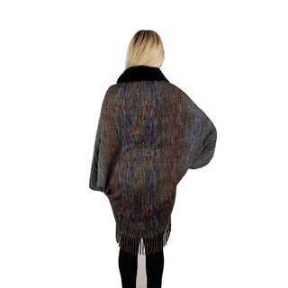 Foto 5 | Capa Poncho Tejida Vasarelli para Mujer