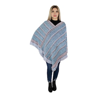 Foto 4 | Capa Poncho Tejida Vasarelli para Mujer