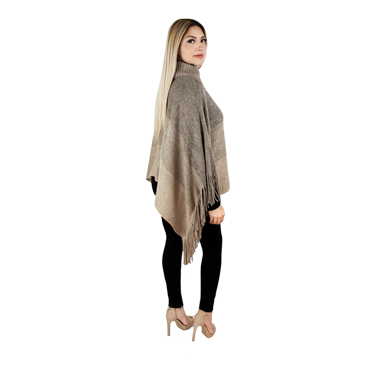 Foto 5 | Capa Poncho Tejida Vasarelli para Mujer