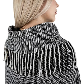 Foto 3 | Capa Poncho Tejida Para Mujer Marca Vasarelli