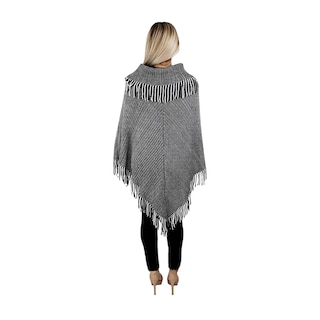 Foto 5 | Capa Poncho Tejida Para Mujer Marca Vasarelli