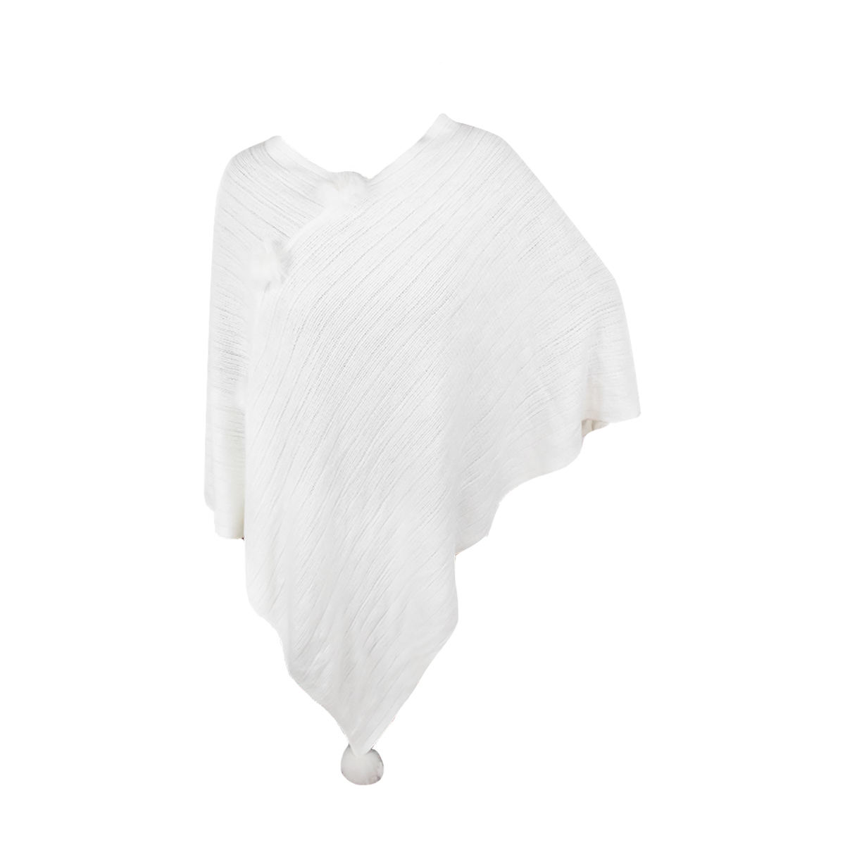 Foto 3 pulgar | Capa Poncho Tejida Para Mujer Marca Vasarelli