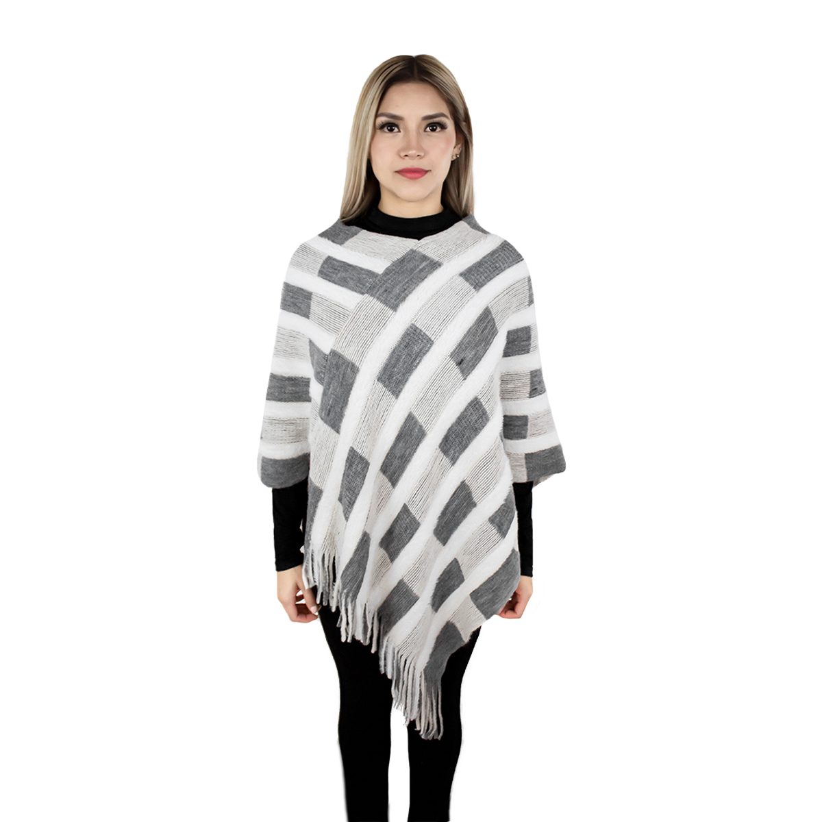Capa Poncho Tejida Para Mujer Marca Vasarelli
