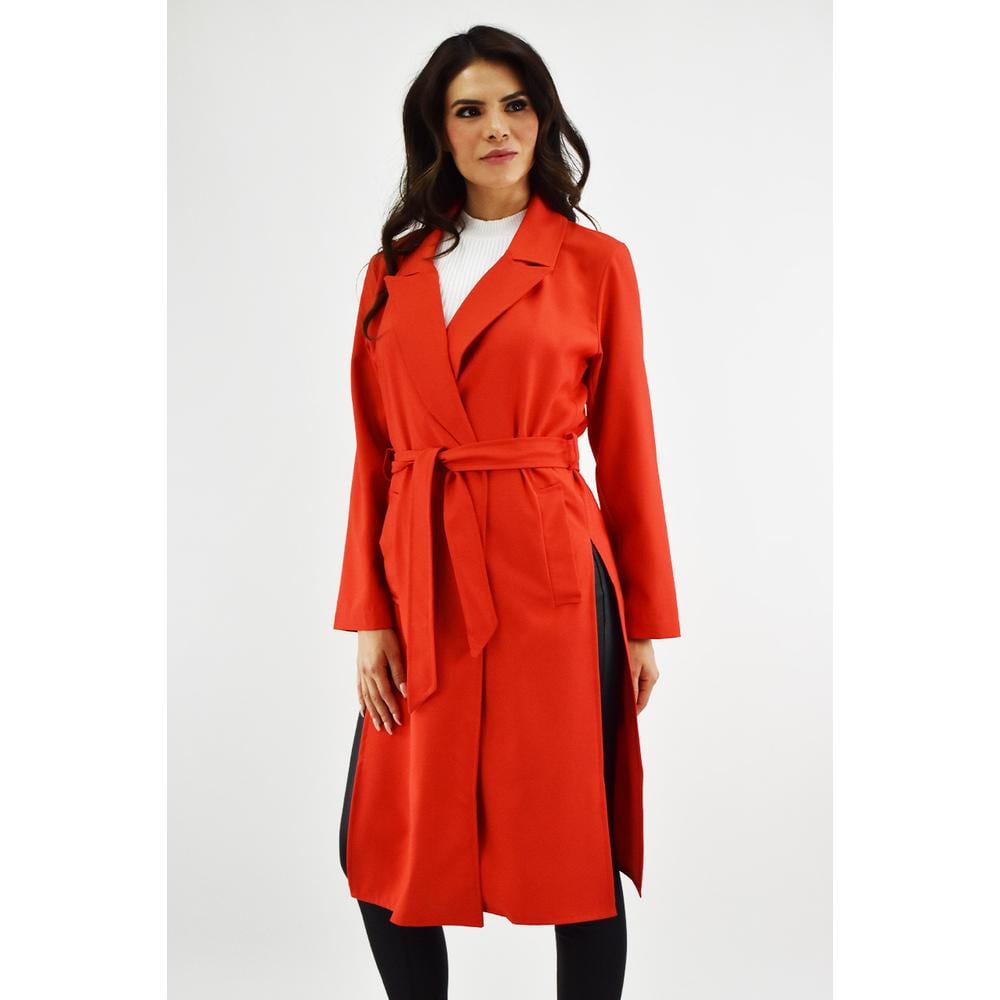 Gabardina con Cinto Roman Fashion Juvenil 1180 Naranja $1,199