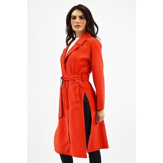 Foto 2 | Gabardina con Cinto Roman Fashion Juvenil 1180 Naranja